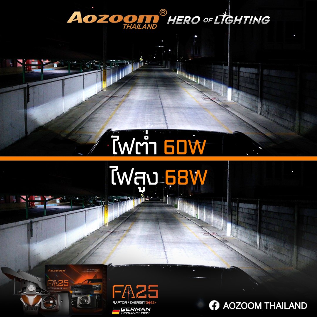 Aozoom FA25 FORD RAPTOR/EVEREST 2022+