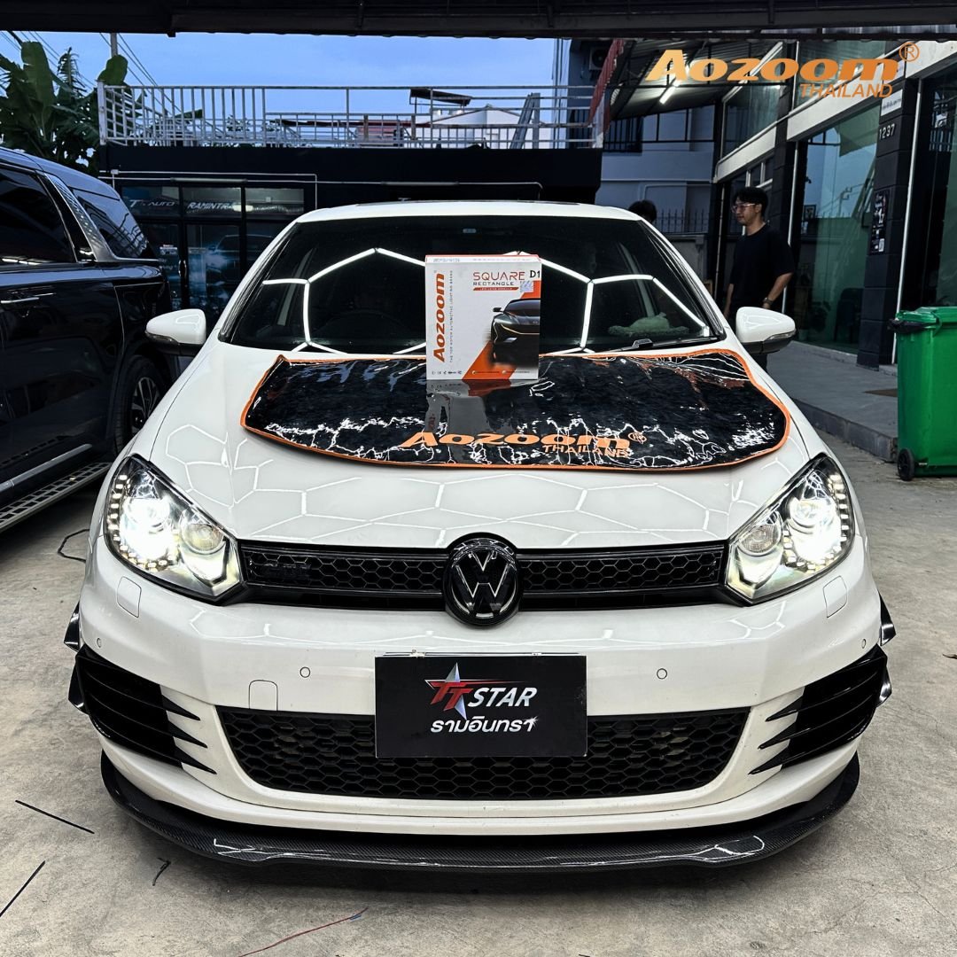 ติดตั้งไฟหน้า Volkswagen ด้วย Aozoom D1