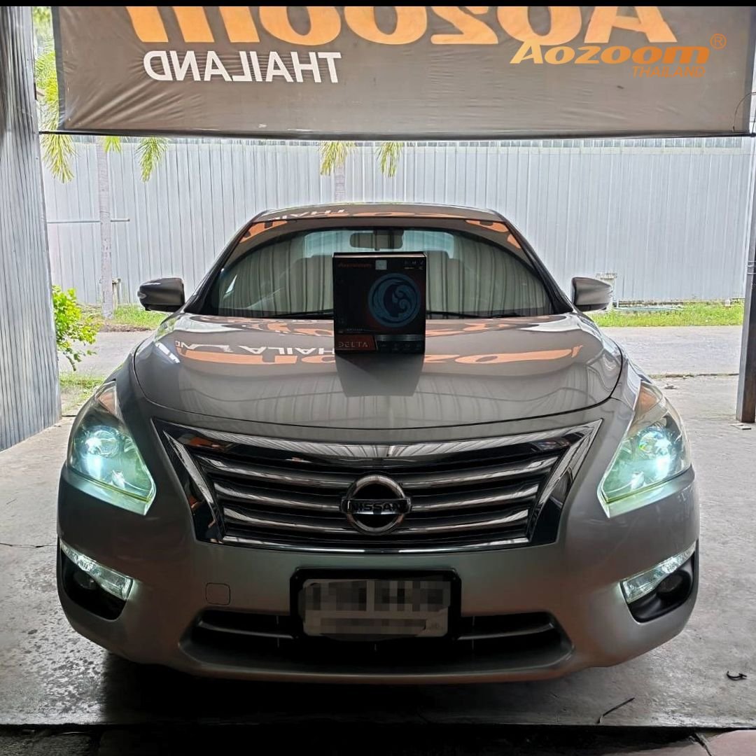 ติดตั้งไฟหน้า Nissan ด้วย Aozoom DELTA