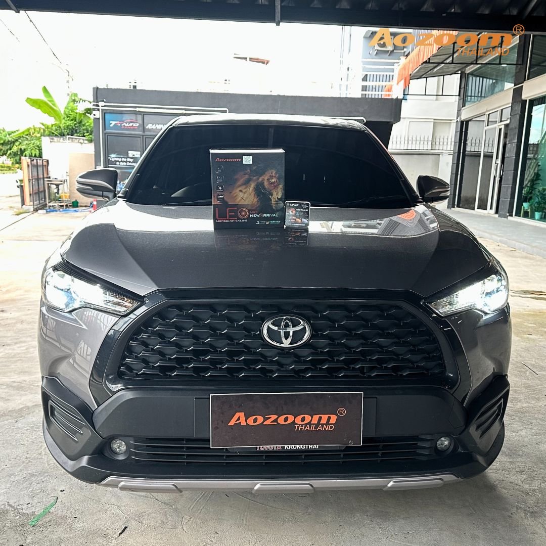 ติดตั้งไฟหน้า TOYOTA ด้วย Aozoom LEO