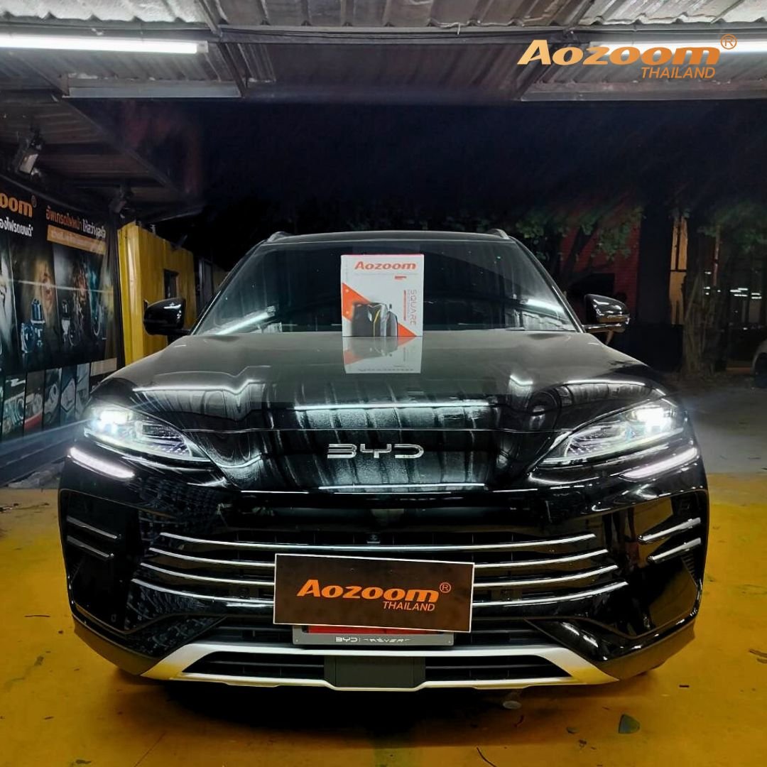 ติดตั้งไฟหน้า BYD ด้วย Aozoom SQUARE V2