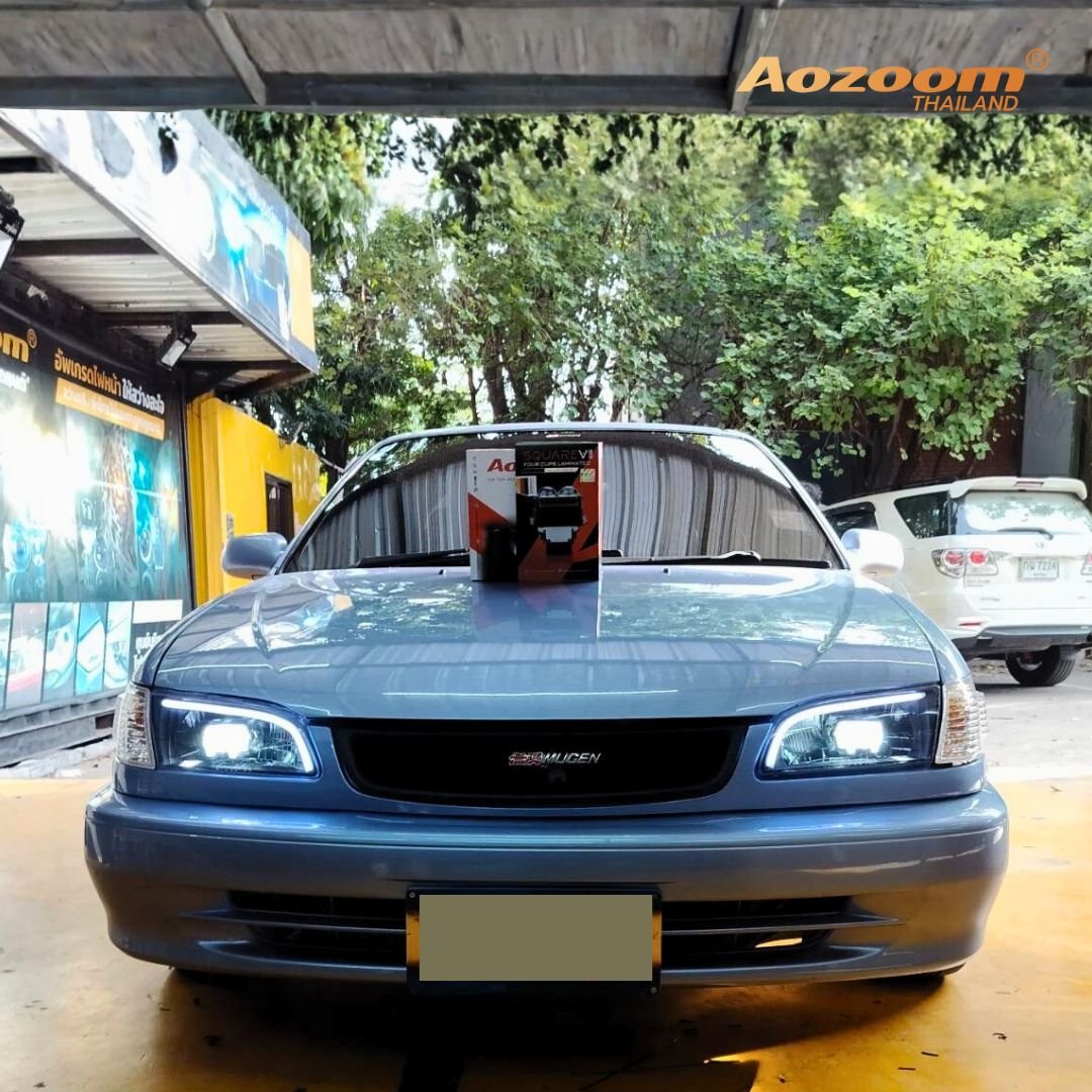ติดตั้งไฟหน้า TOYOTA ด้วย Aozoom SQUARE V2