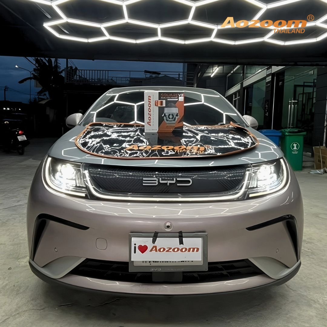 ติดตั้งไฟหน้า BYD ด้วย Aozoom SQUARE V3