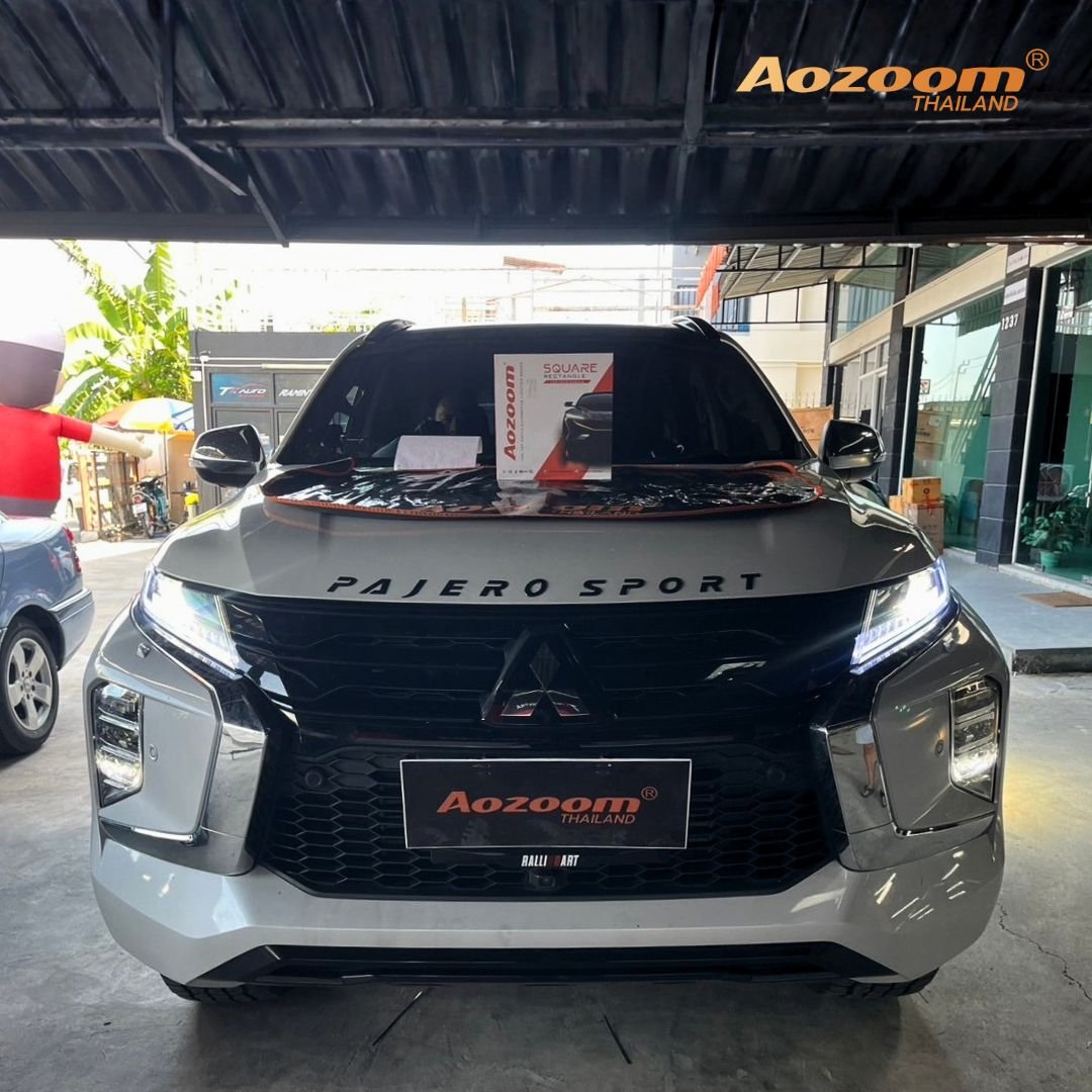 ติดตั้งไฟหน้า Mitsubishi ด้วย Aozoom SQUARE V3