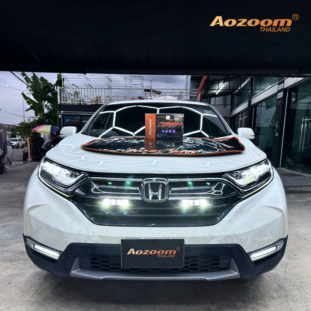 ติดตั้งไฟเสริม AOZOOM EX4 HONDA