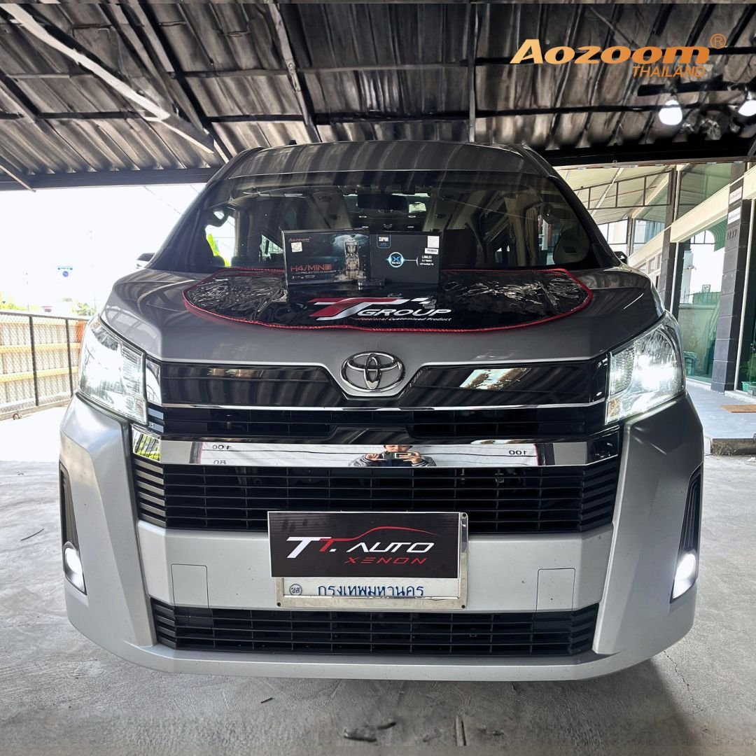 ติดตั้งไฟหน้า TOYOTA ด้วย Aozoom MINI H4