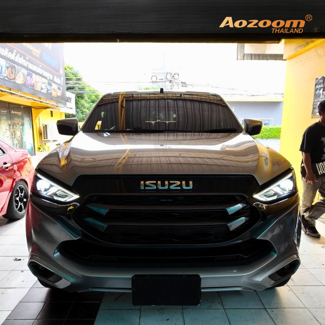 ติดตั้งไฟหน้า ISUZU ด้วย Aozoom SQUARE V3