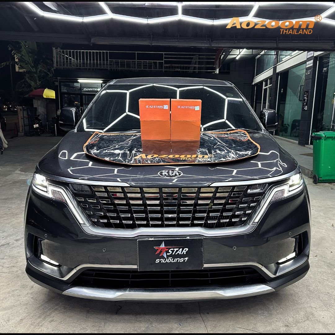 ติดตั้งไฟหน้า KIA ด้วย Aozoom THOR