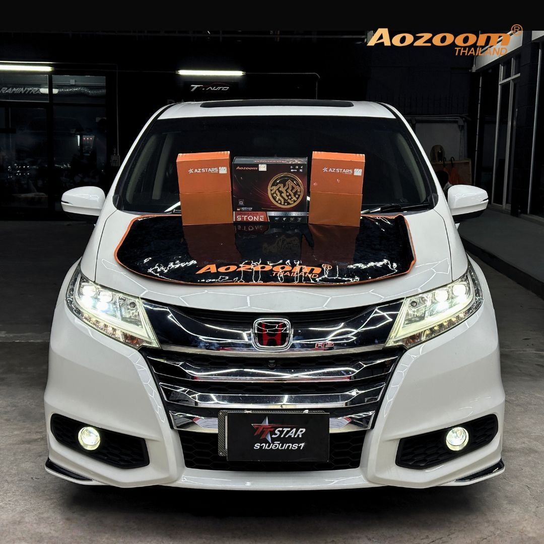 ติดตั้งไฟหน้า HONDA ด้วย Aozoom THOR