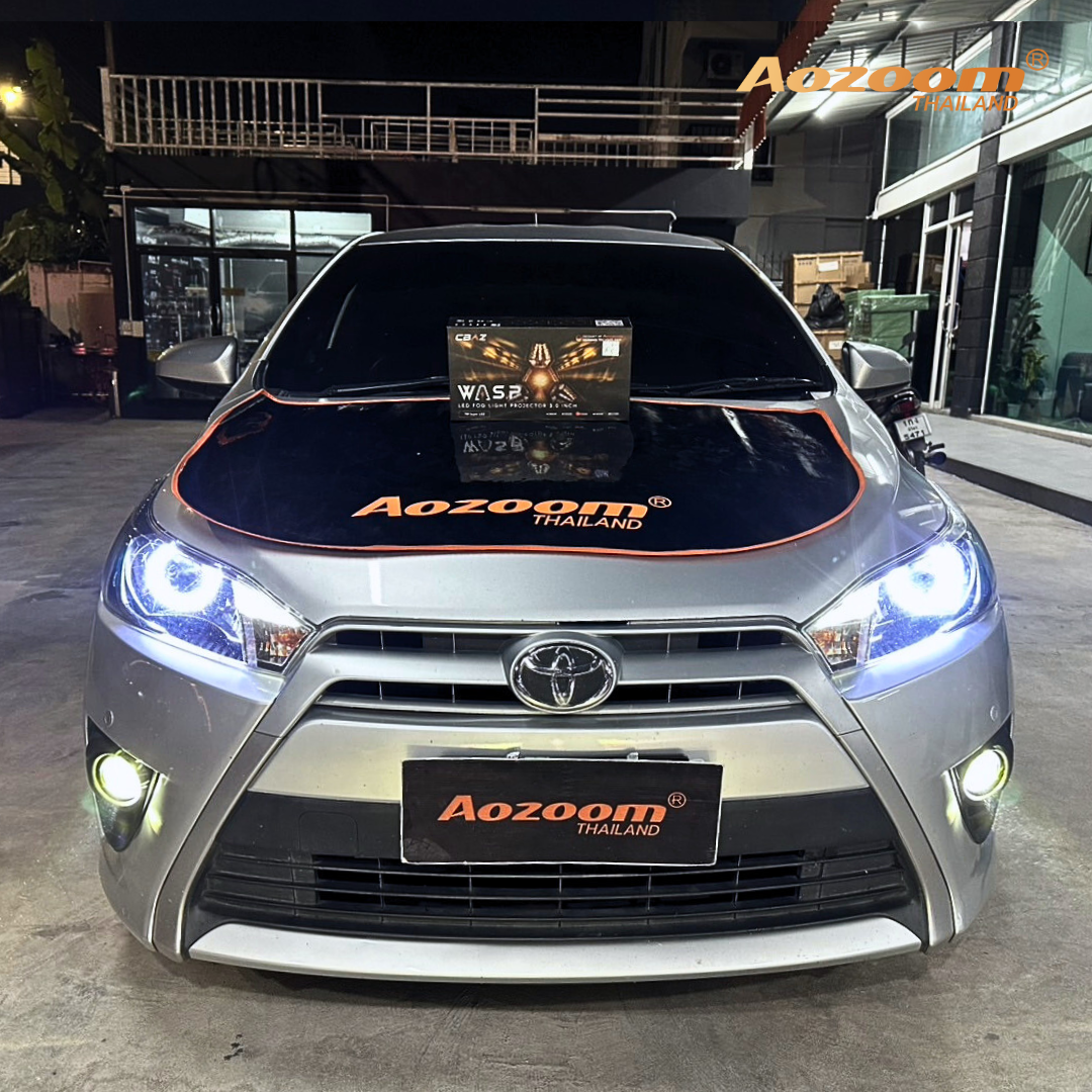 ติดตั้งไฟตัดหมอก TOYOTA ด้วย Aozoom Wasp