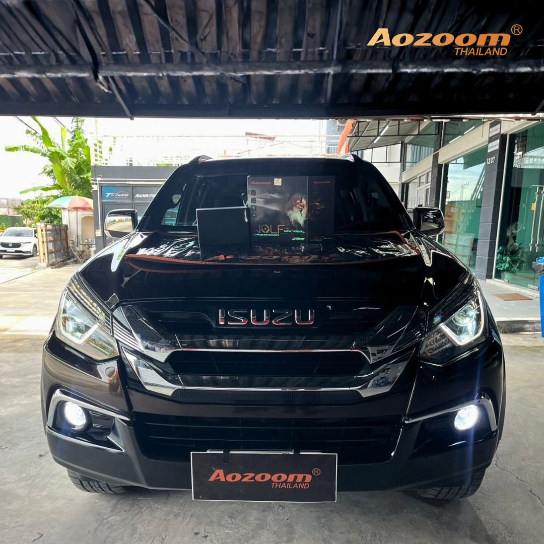 ติดตั้งไฟหน้า ISUZU ด้วย Aozoom WOLF
