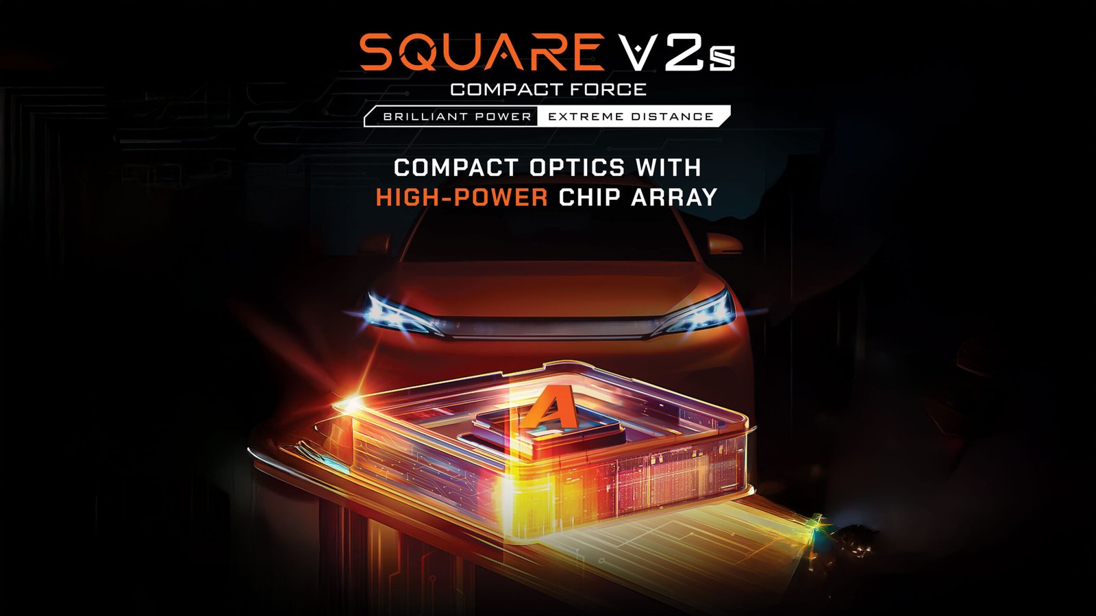 SQUARE V2s ไฟหน้าโปรเจคเตอร์ตรงรุ่น BYD Atto 3