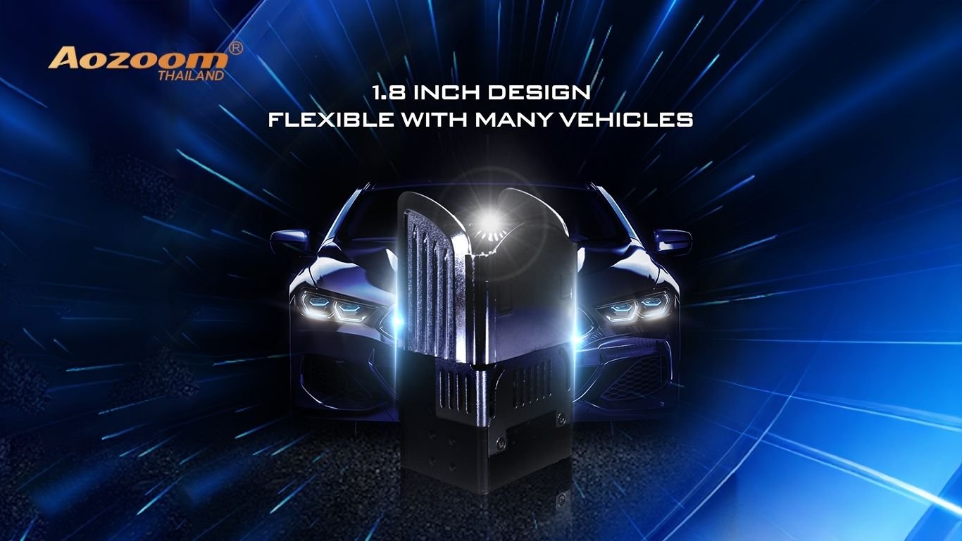 รีวิวไฟหน้า AOZOOM CAPTAIN | โปรเจคเตอร์ Bi LED ขนาดเล็ก 1.8 นิ้ว ที่สว่างเกินตัว