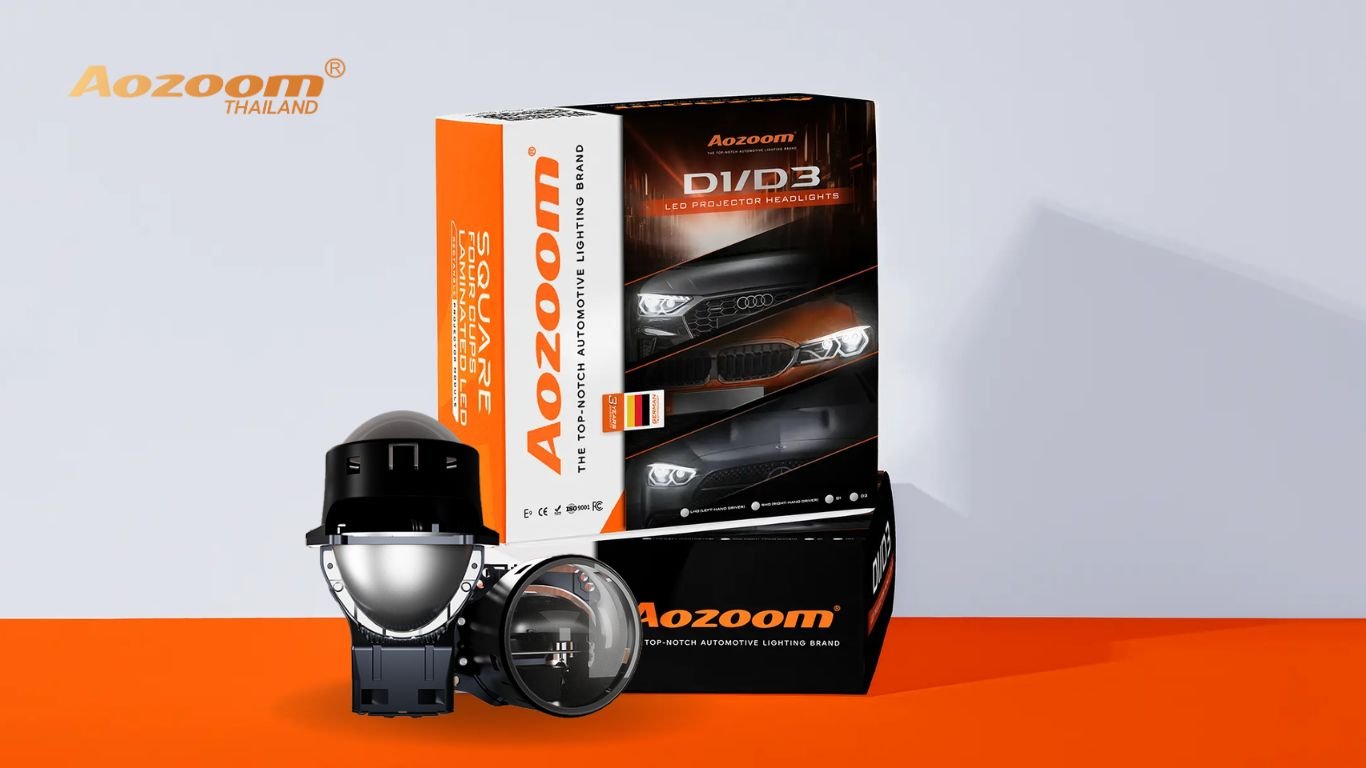 รีวิวเจาะลึก AOZOOM D3 | ไฟหน้าโปรเจคเตอร์ Bi-LED อัปเกรดไฟรถยุโรปแบบจบครบในตัวเดียว