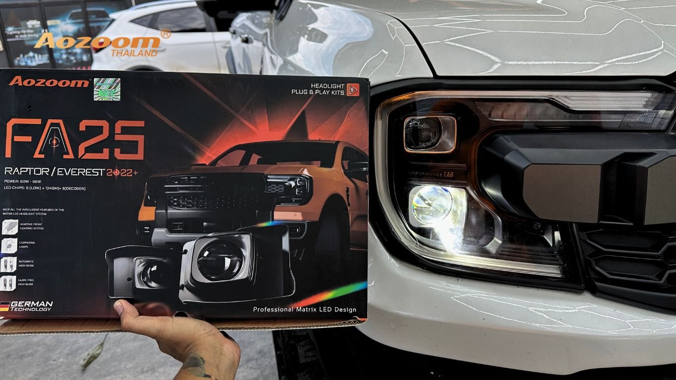 ปกบทความ_Aozoom_FA25_5 รีวิวลึก AOZOOM FA25 | โปรเจคเตอร์ Bi-LED ตรงรุ่น FORD RAPTOR/EVEREST 2022+