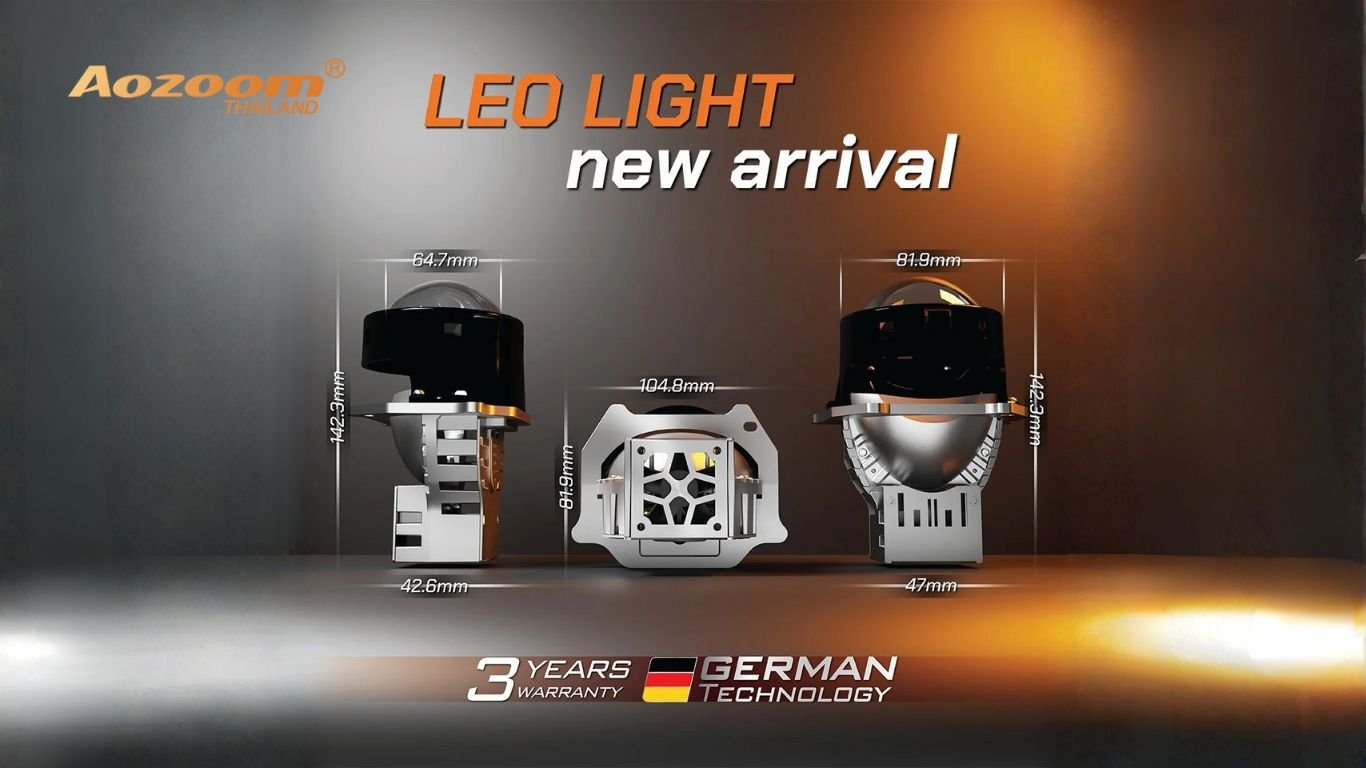 รีวิว AOZOOM LEO | ไฟหน้าโปรเจคเตอร์ Bi-LED สว่างคม พุ่งไกล พร้อมเจาะลึกสเปกจริง