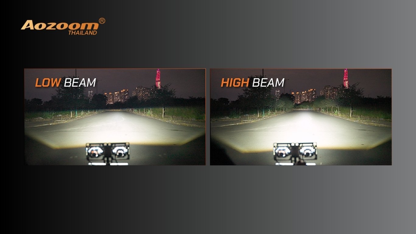 รีวิว AOZOOM SQUARE V2 | ไฟหน้าโปรเจคเตอร์ Bi-LED ที่เกิดมาเพื่อรถโคมแคบ โคมเหลี่ยม