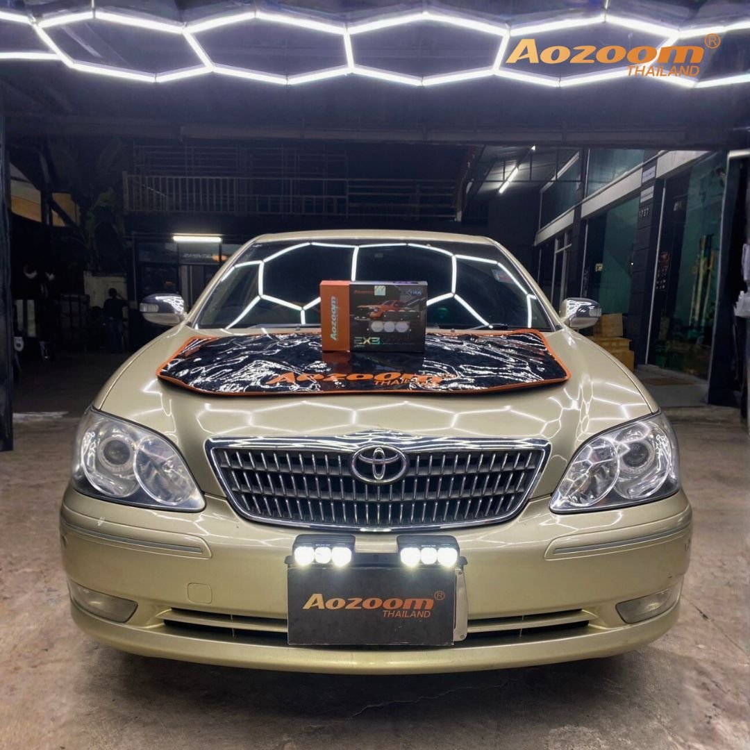 ติดตั้งไฟหน้า Toyota Camry รุ่น XV30 ด้วย Aozoom EX3