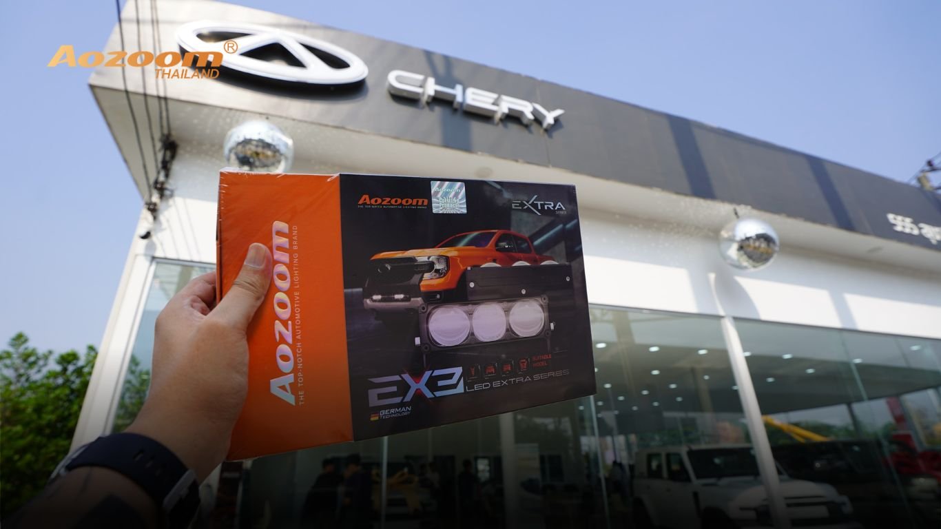 ศูนย์ CHERY เลือก Aozoom Extra Light | ไฟเสริมรถไฟฟ้ามาตรฐานศูนย์